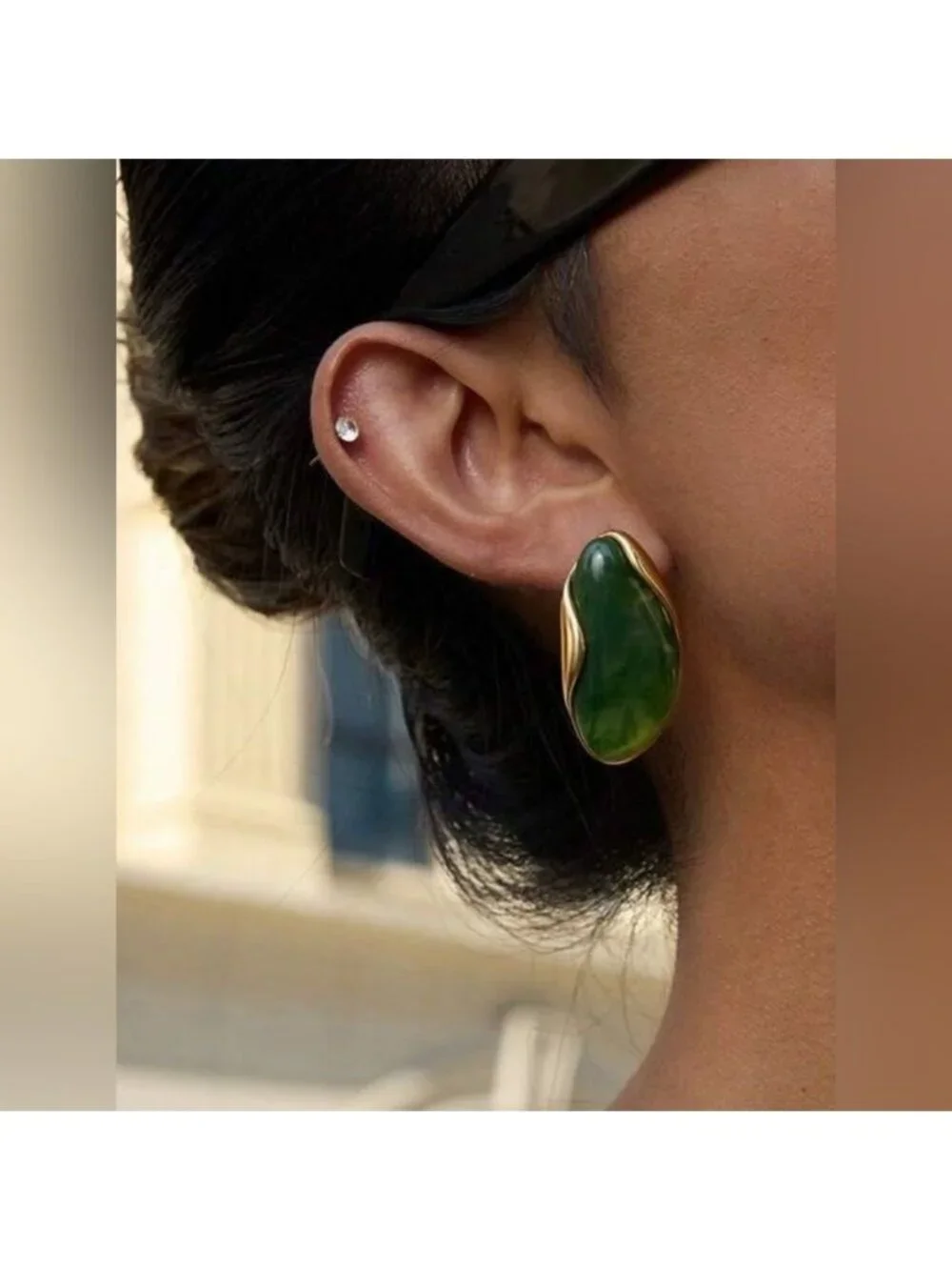 Stone Earrings Q846